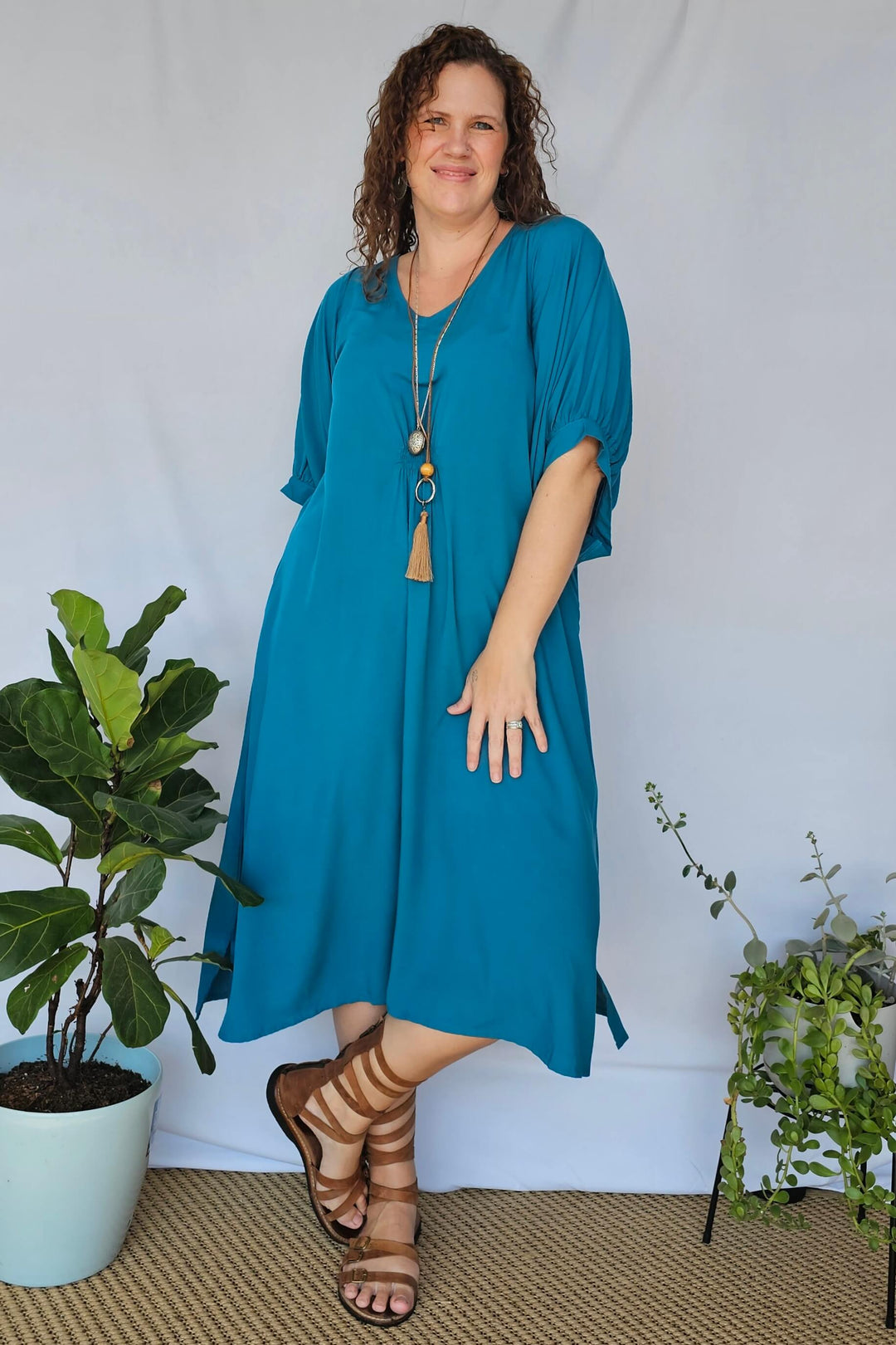 Teal Isla Dress- Plus Size Dress