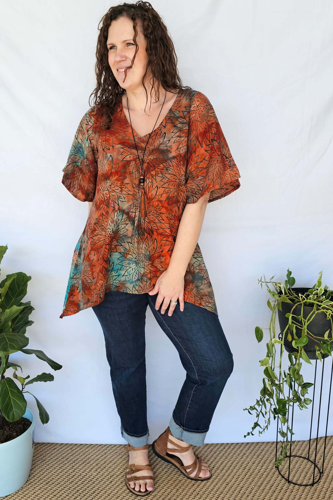 Terracotta Sunset Ola Top