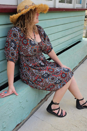 Red Dreamy Cinch dress