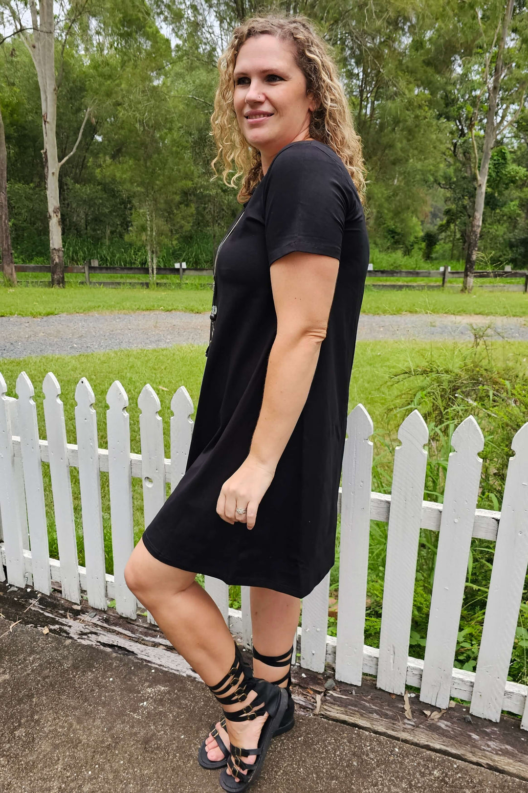 Black Jersey Dress
