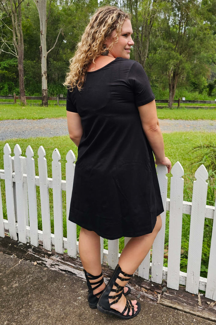Black Jersey Dress