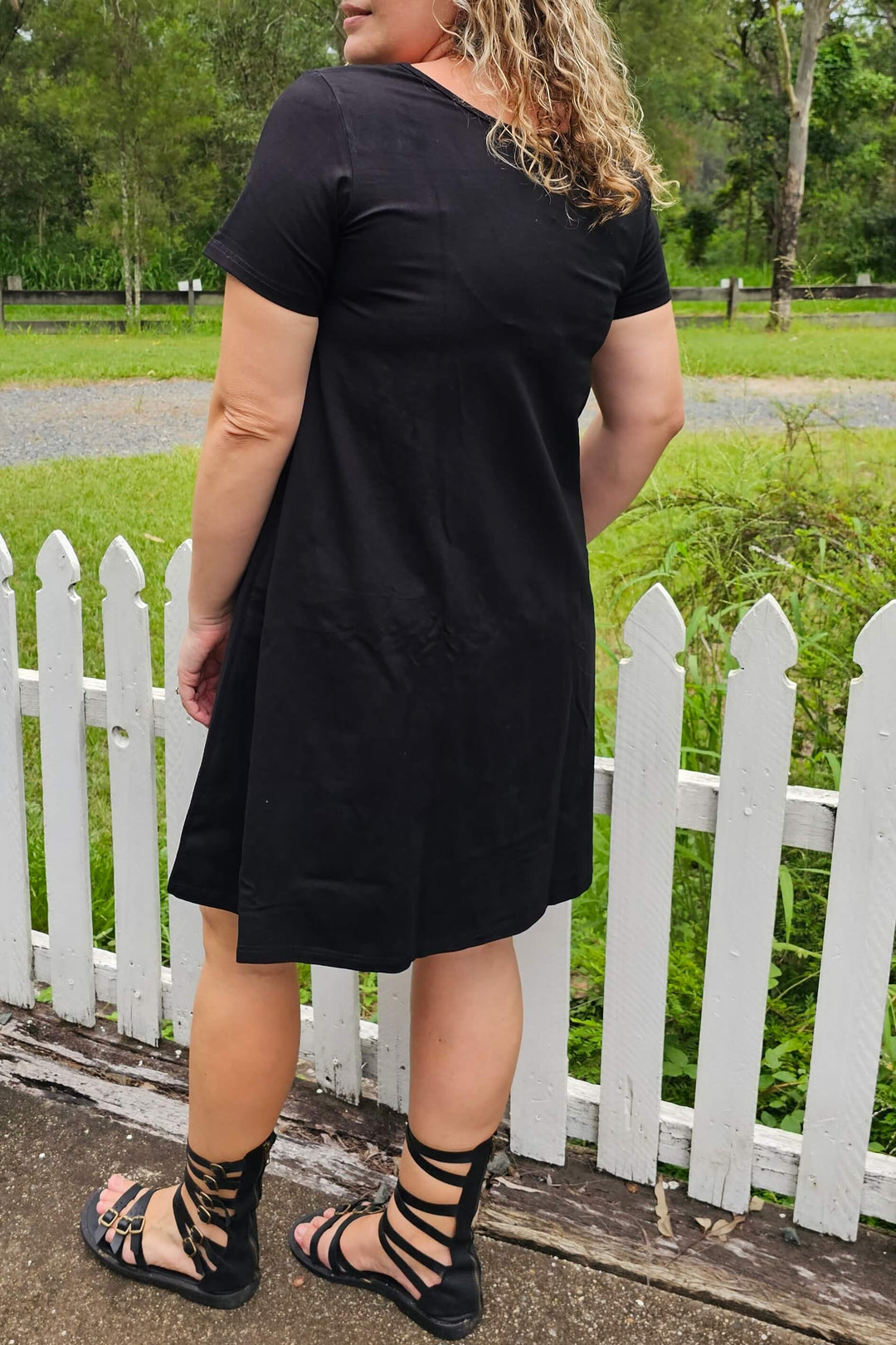 Black Jersey Dress