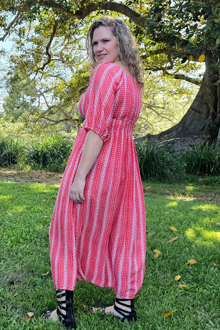 Watermelon Sugar Cinch Maxi Dress