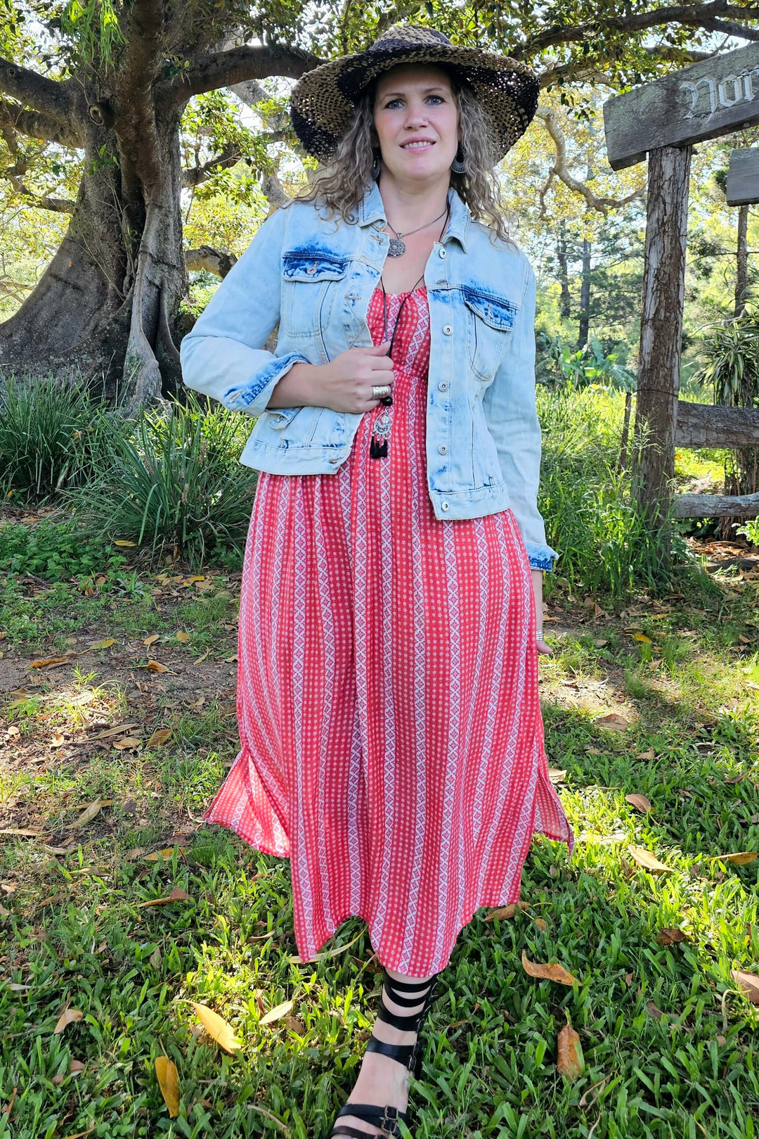 Watermelon Sugar Cinch Maxi Dress