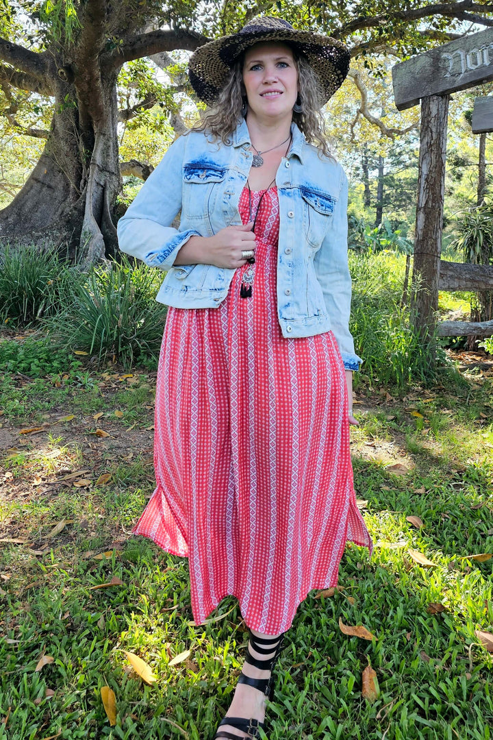 Watermelon Sugar Cinch Maxi Dress