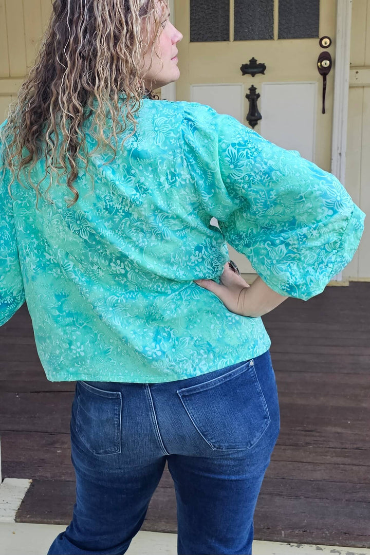 Mint Bell Sleeve Top