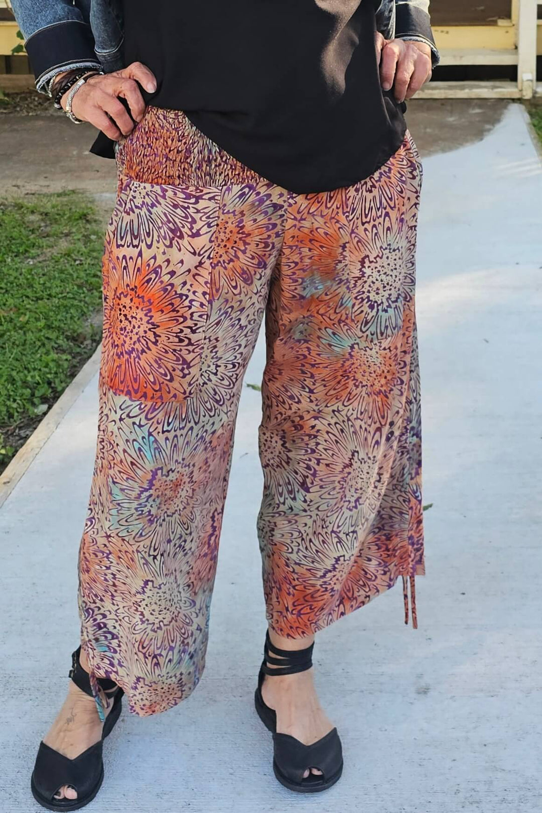 Plum Boho 7/8 Pants