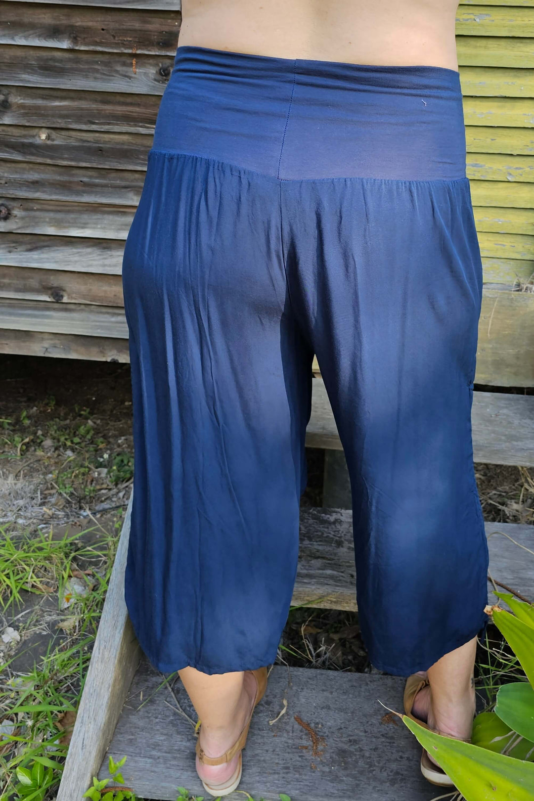 Navy 3/4 Tummy Shaper Pants