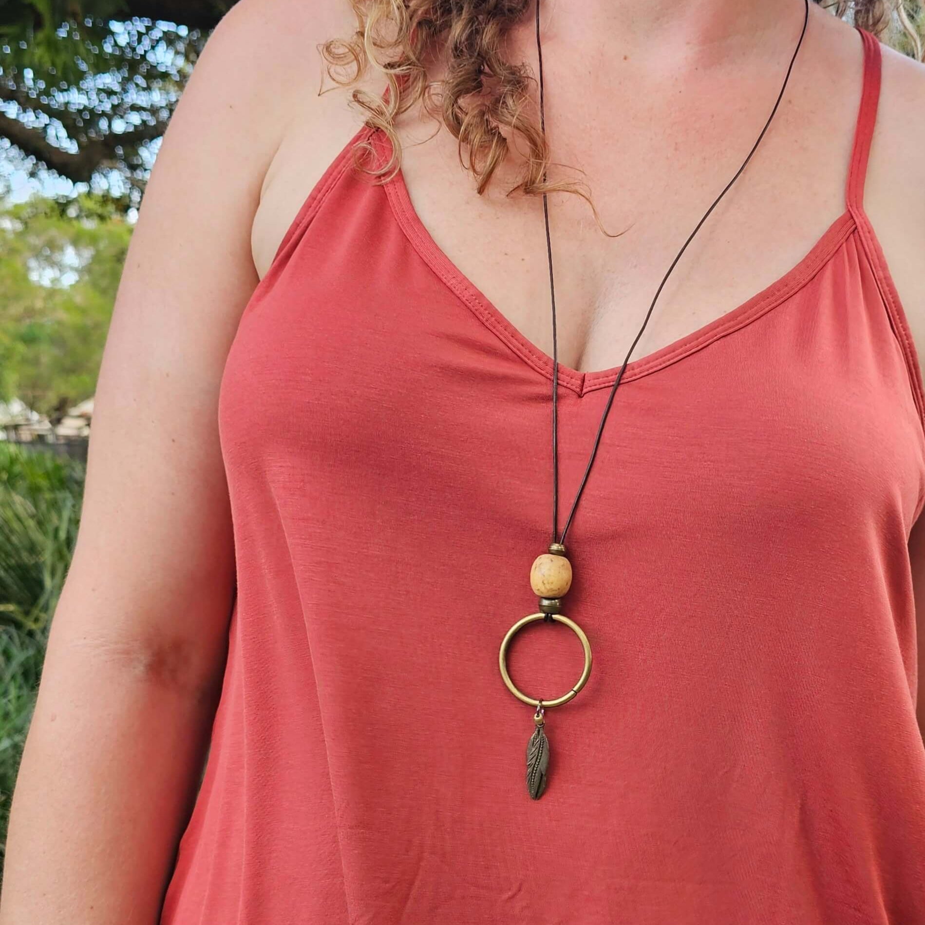 Free Brass Necklace With Orders Over $180