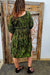 Evergreen Cotton Cinch Dress