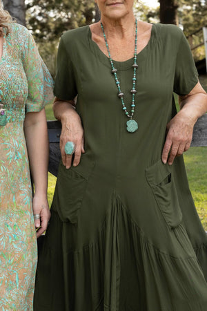 Khaki Spain Dress