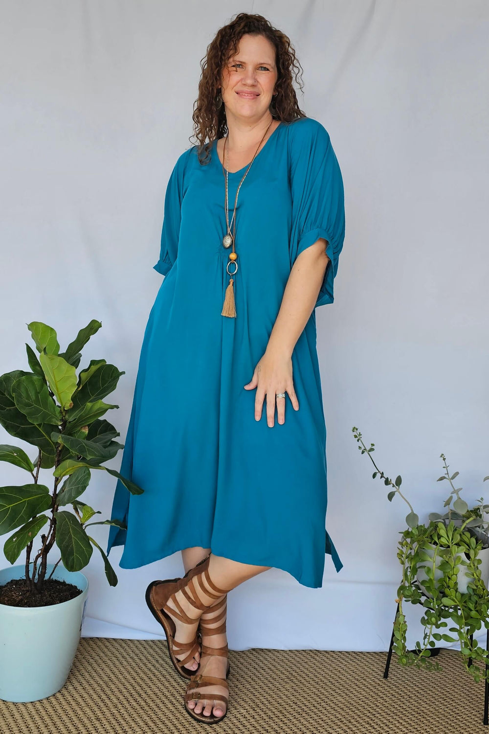 Teal Isla Dress- Plus Size Dress