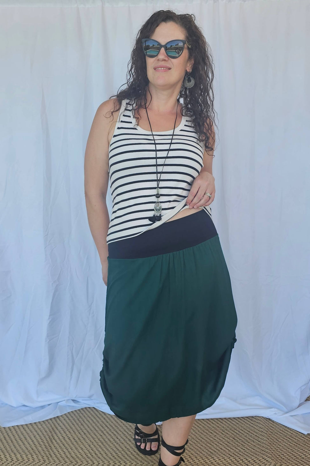 Moody Green Skirt