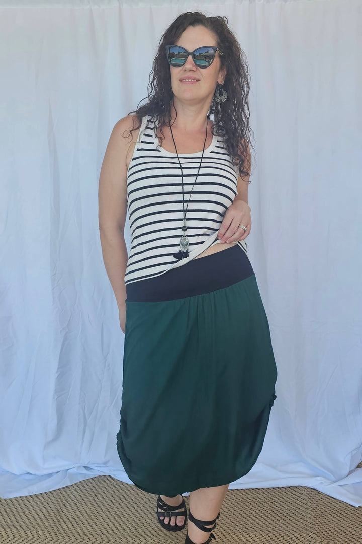 Moody Green Skirt
