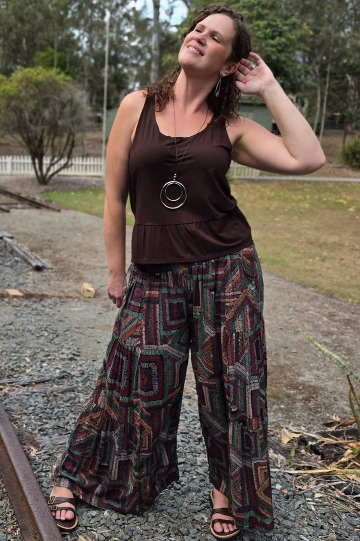 Retro Frill Pants