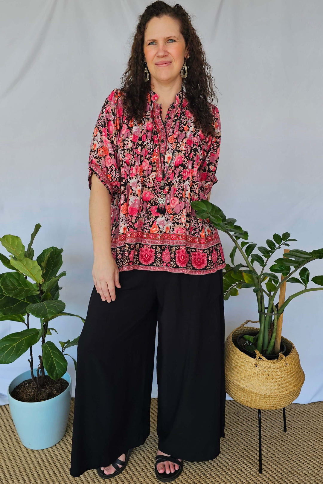Black Tall Palazzo Pants