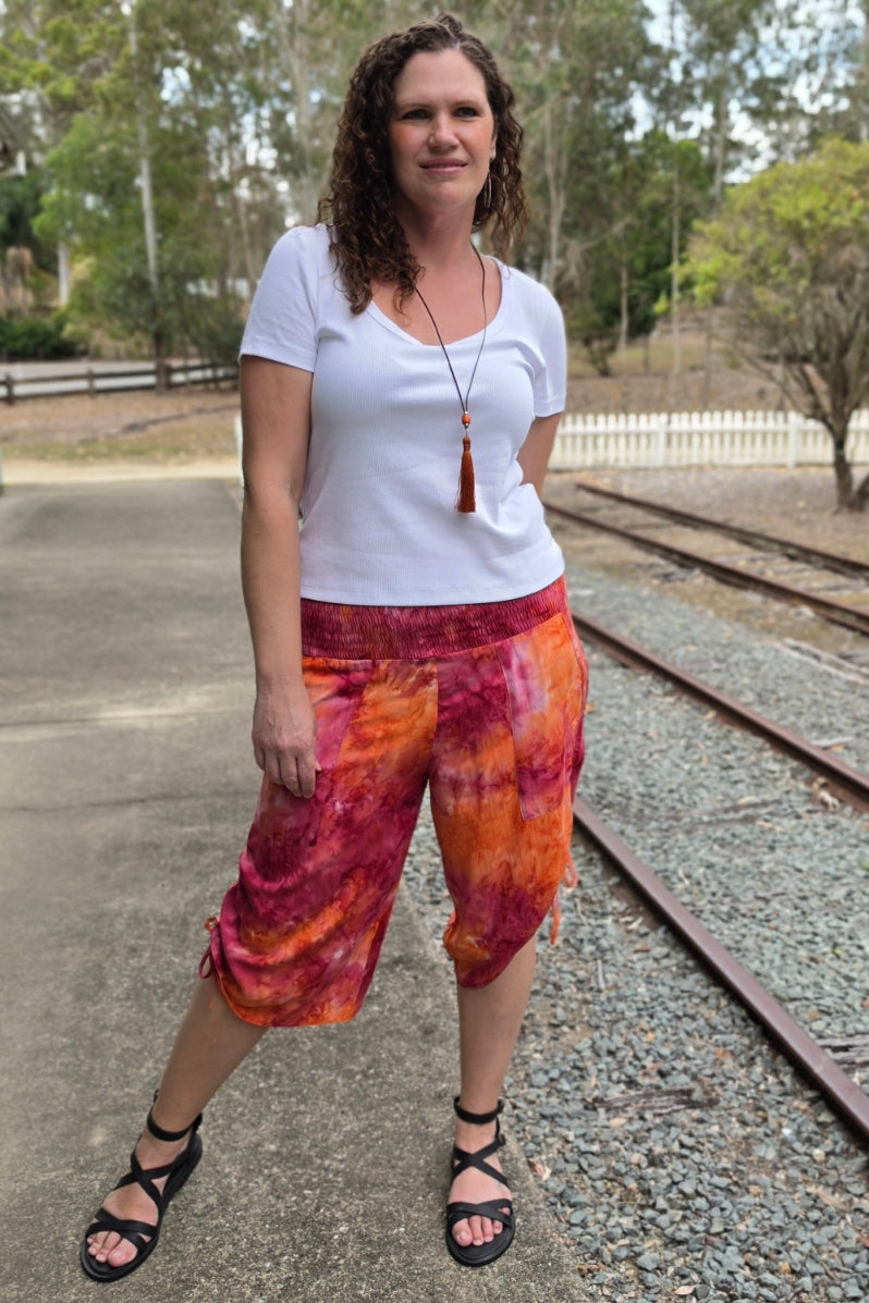 Sunset Boho 3/4 Pants
