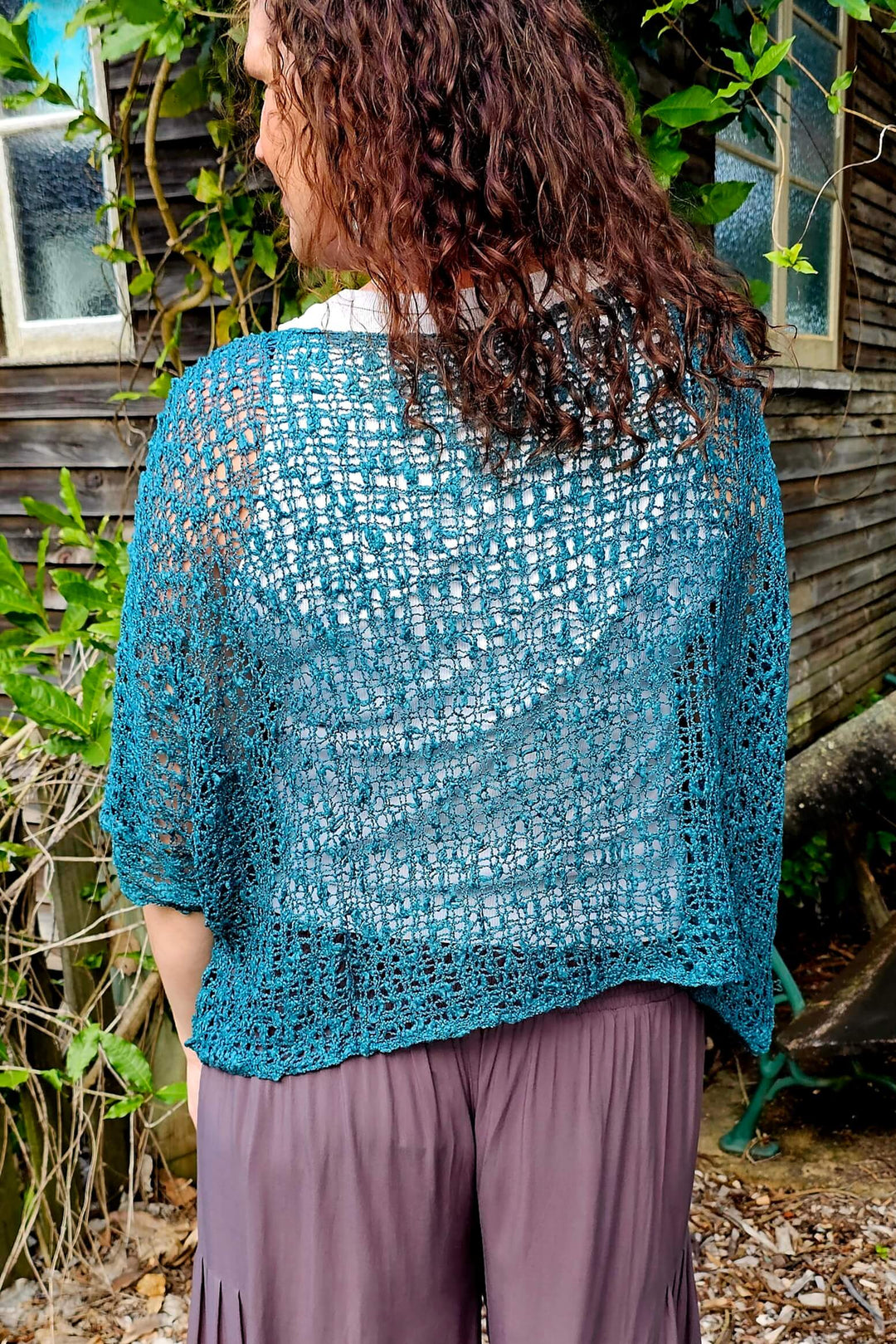 Emerald Slouch Knit Top