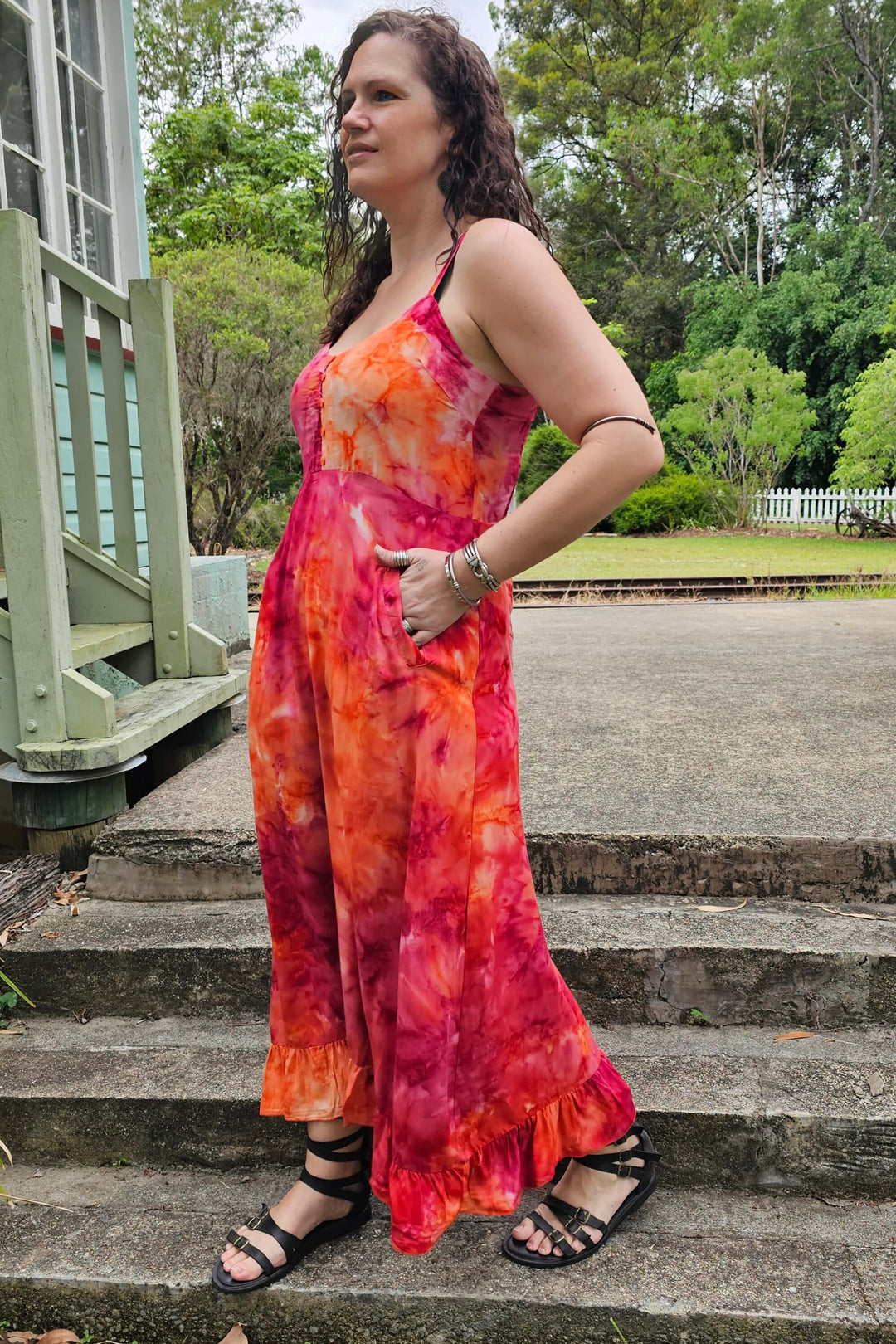 Sunset Solana Maxi Dress