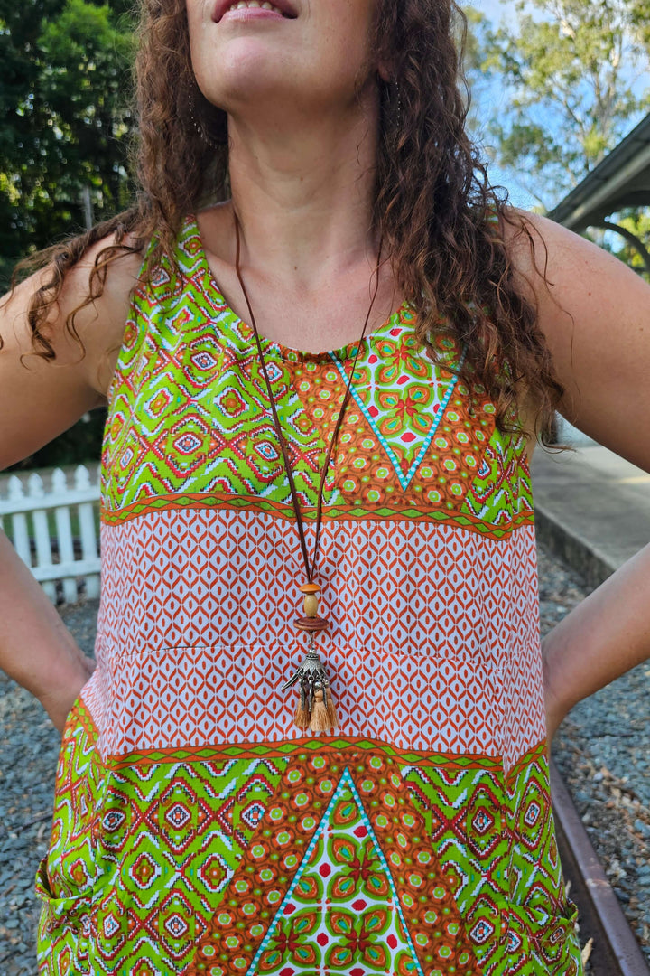 Sunlit Shift Maxi Dress