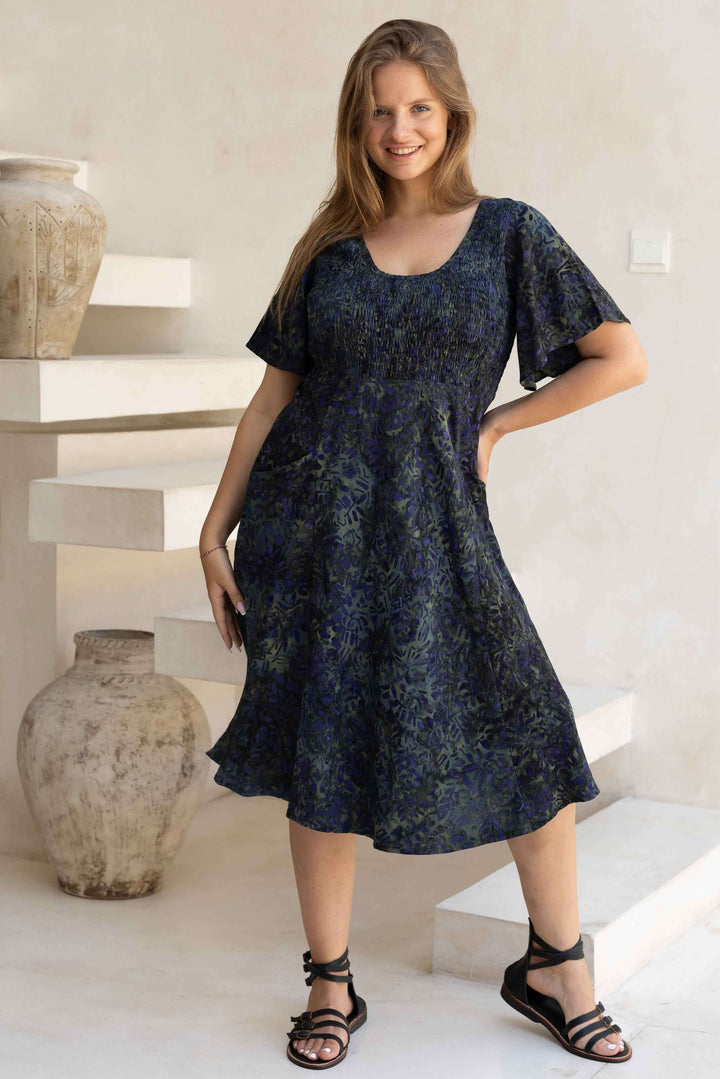 Phoenix Shirred Dress