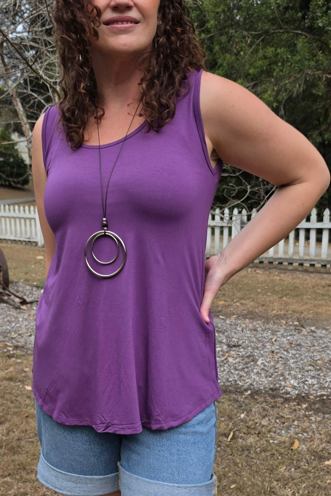 Purple Swing Top