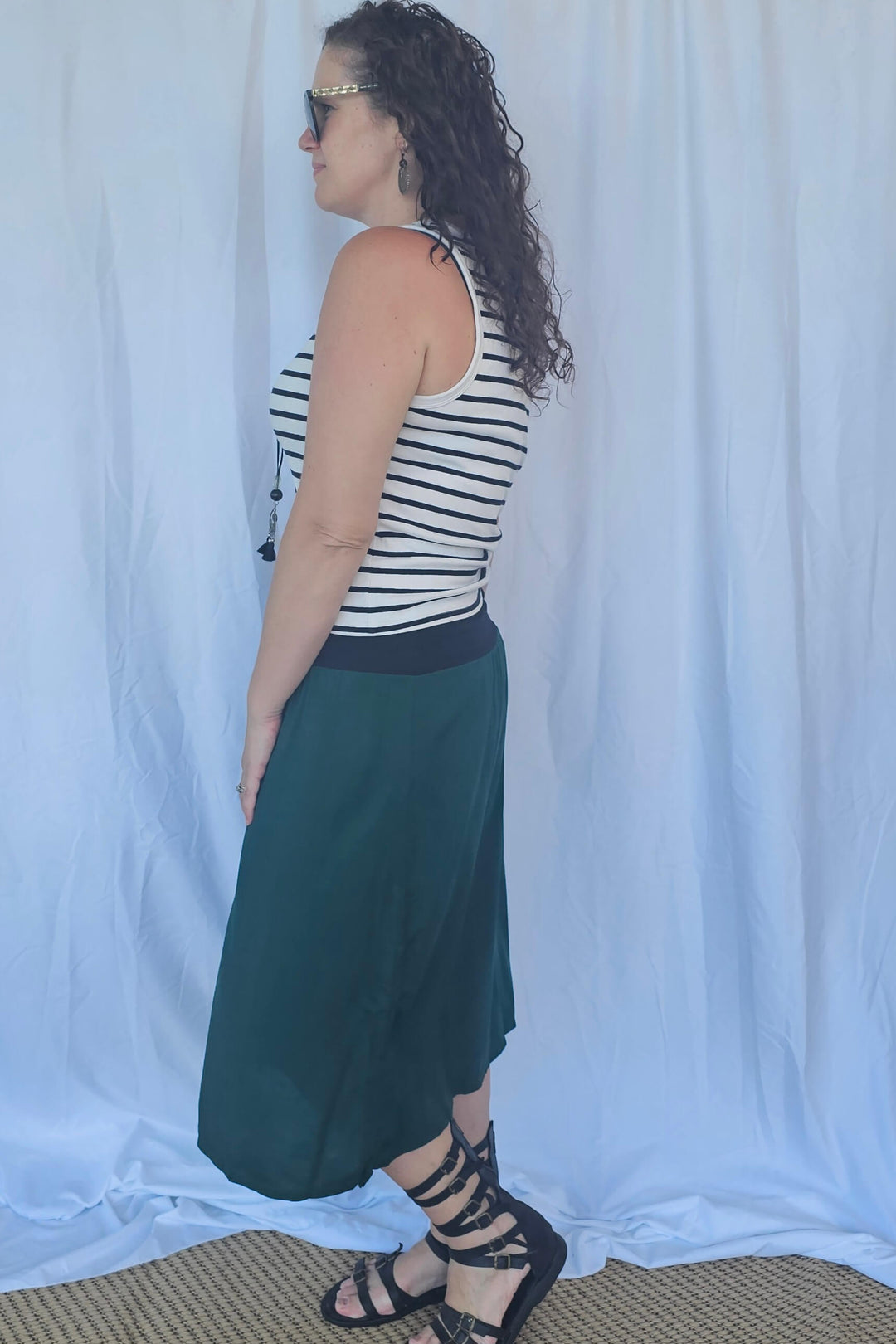 Moody Green Skirt