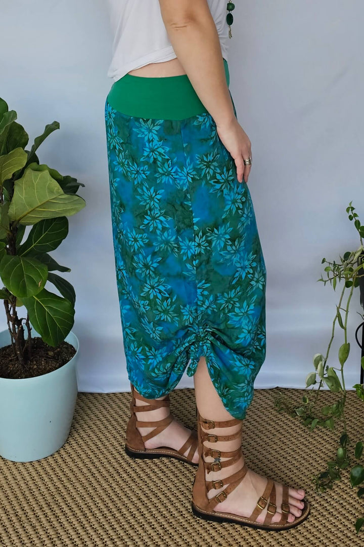 Teal Maxi Skirt