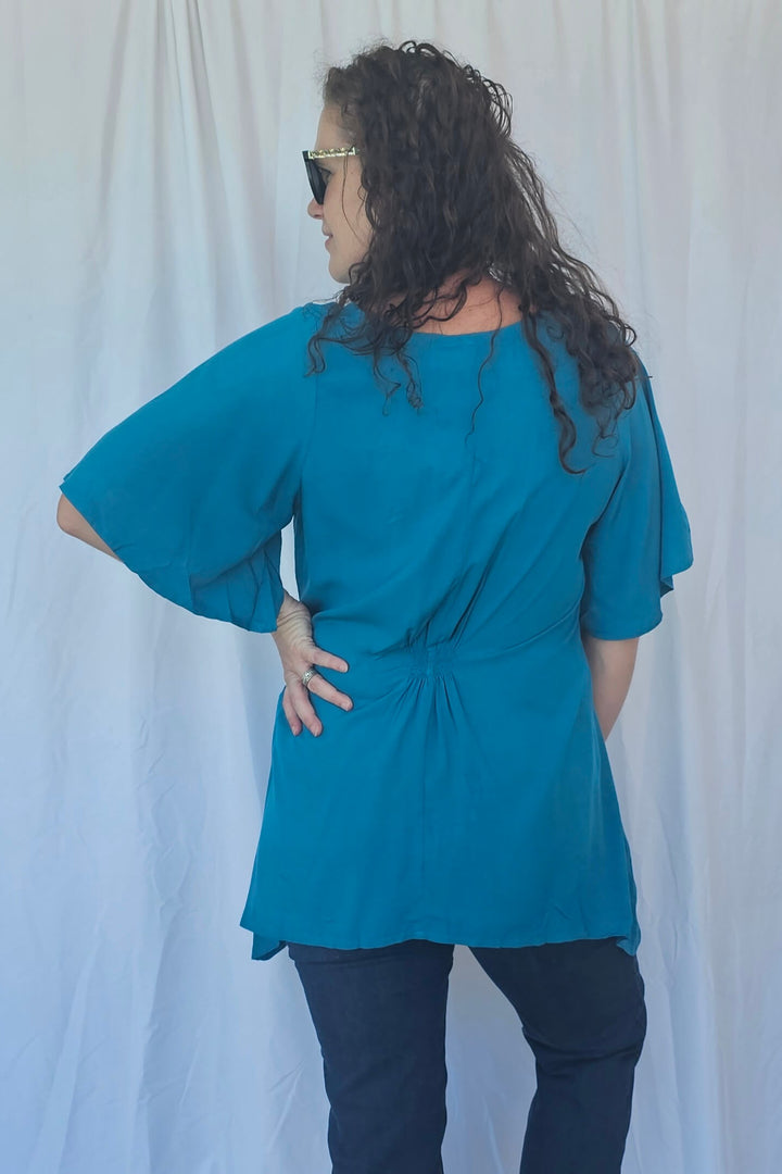 Teal Ola Top