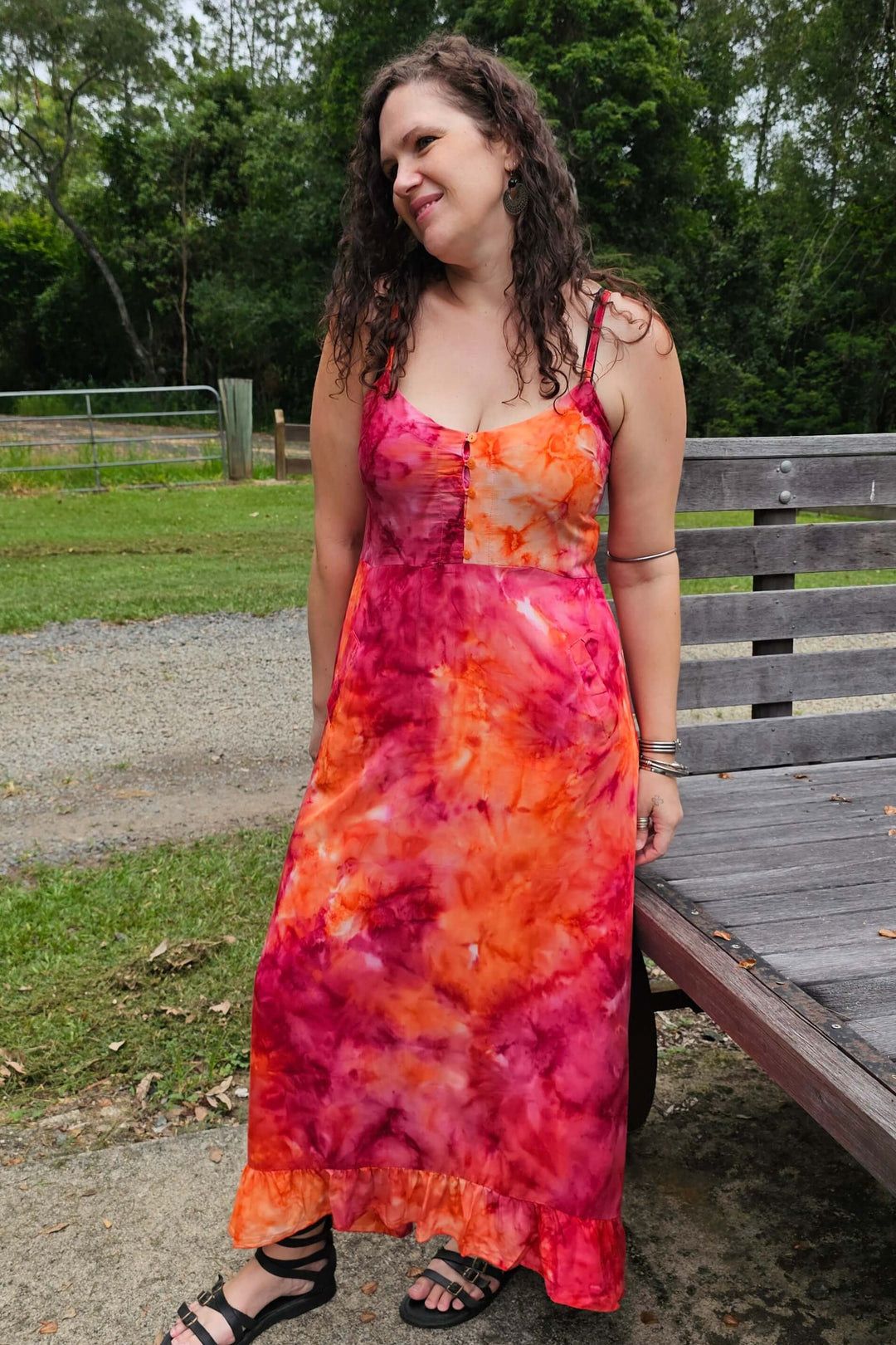Sunset Solana Maxi Dress