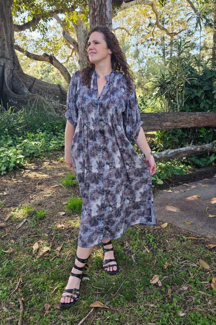 Dusk Maxi Dress with Bell Sleeve