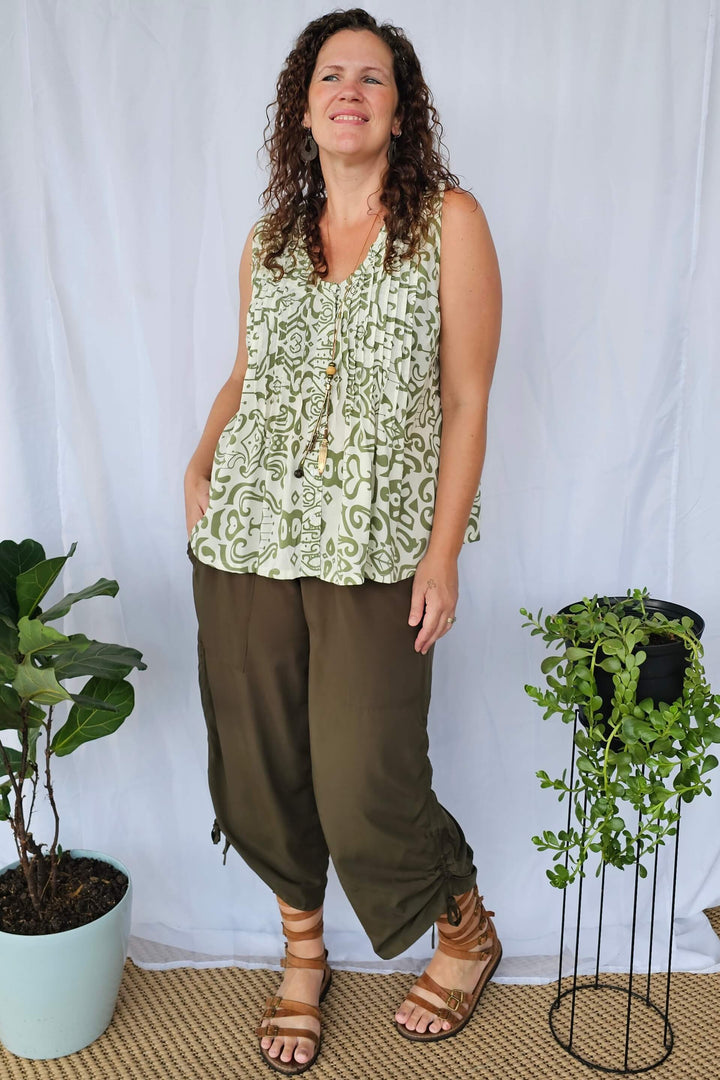 Army Boho 7/8 Pants