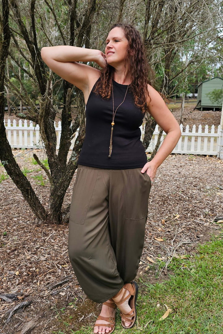 Army Boho 7/8 Pants