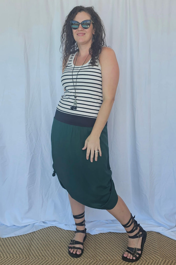 Moody Green Skirt