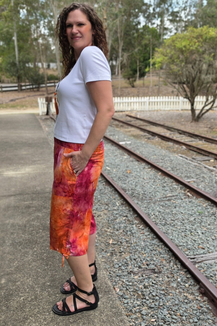 Sunset Boho 3/4 Pants