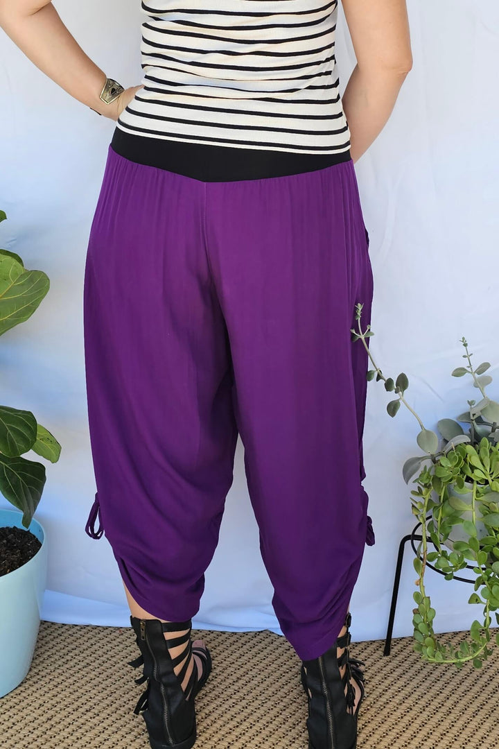 Purple Tummy Shaper Pants