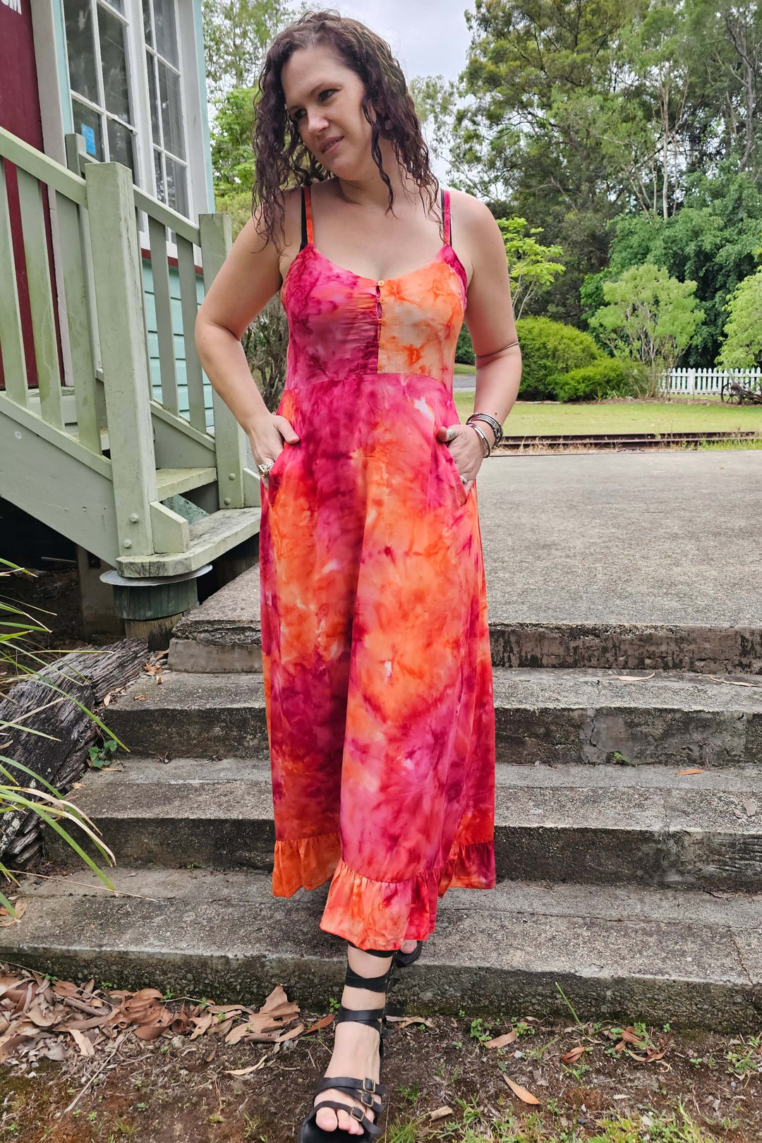 Sunset Solana Maxi Dress
