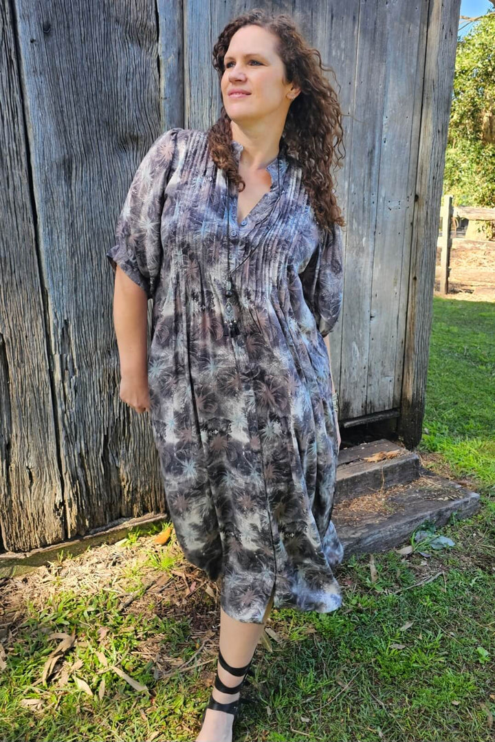 Dusk Maxi Dress with Bell Sleeve