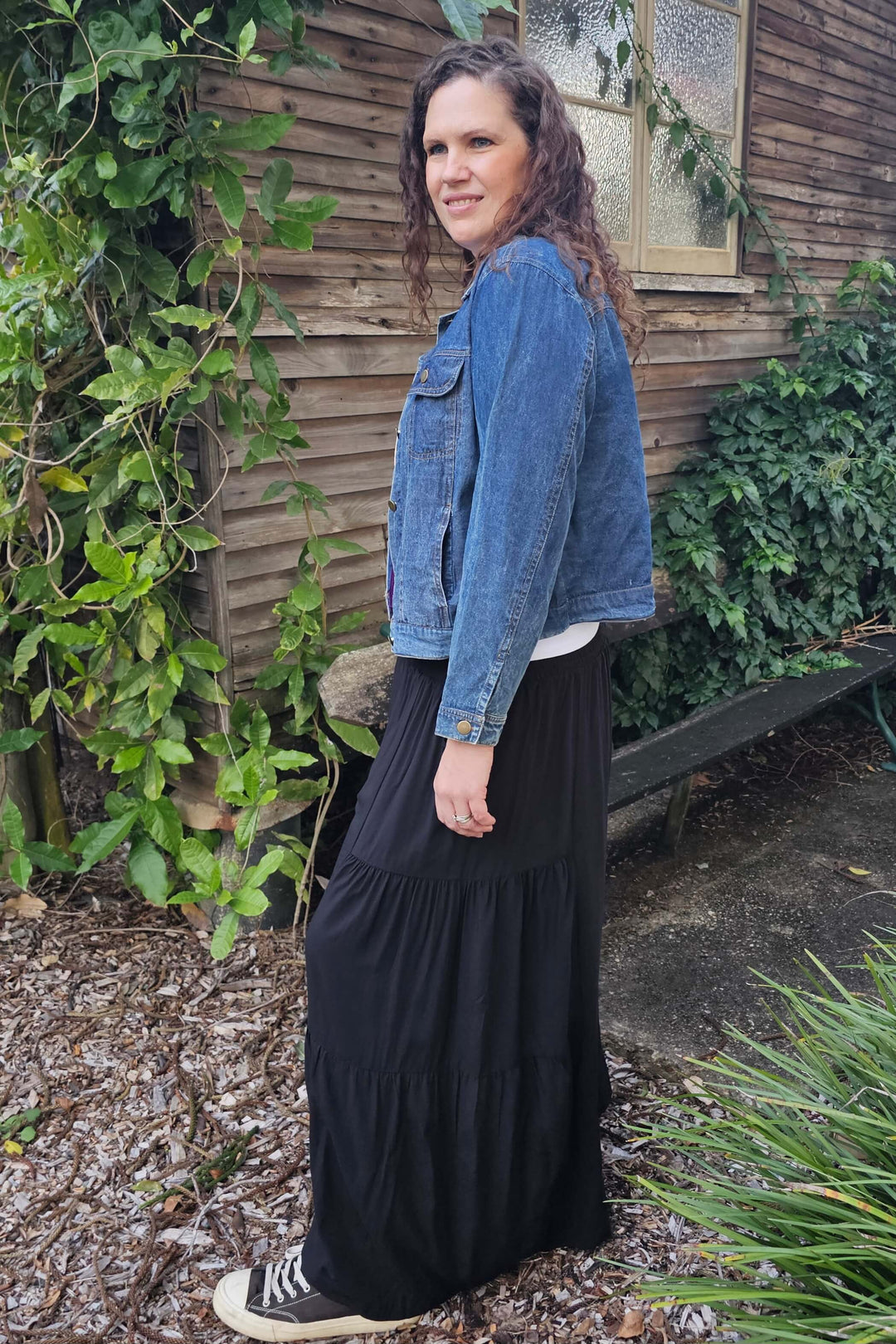 Black Frill Pants