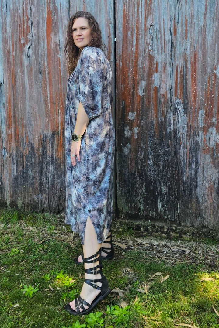 Dusk Maxi Dress with Bell Sleeve