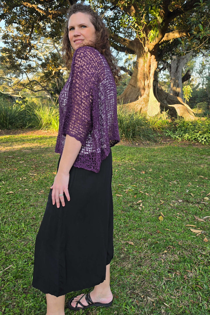 Black 7/8 Palazzo Pants
