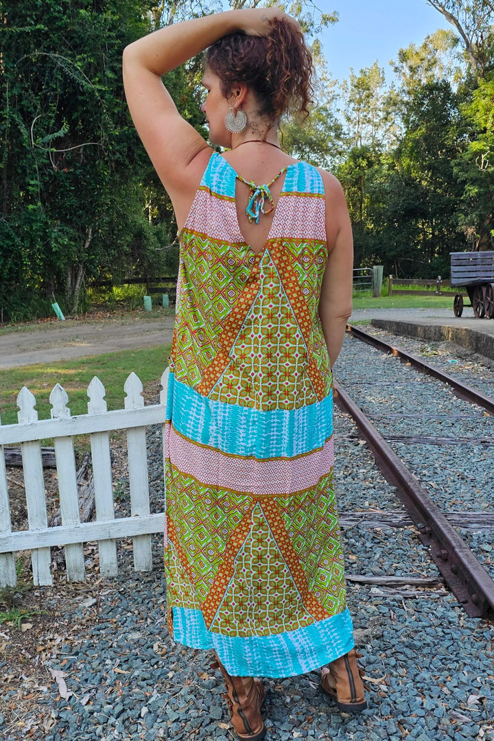 Sunlit Shift Maxi Dress
