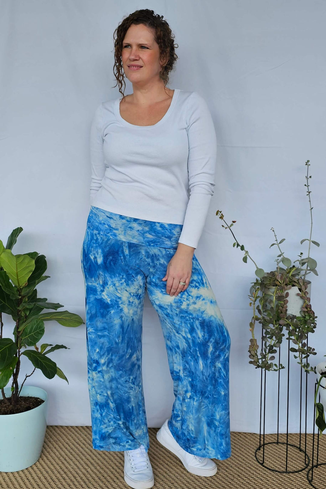 Blue Jersey Lounge Pants