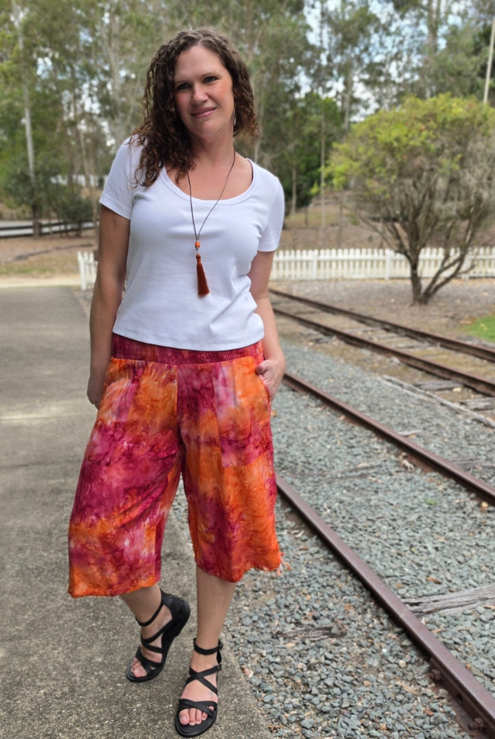 Sunset Boho 3/4 Pants