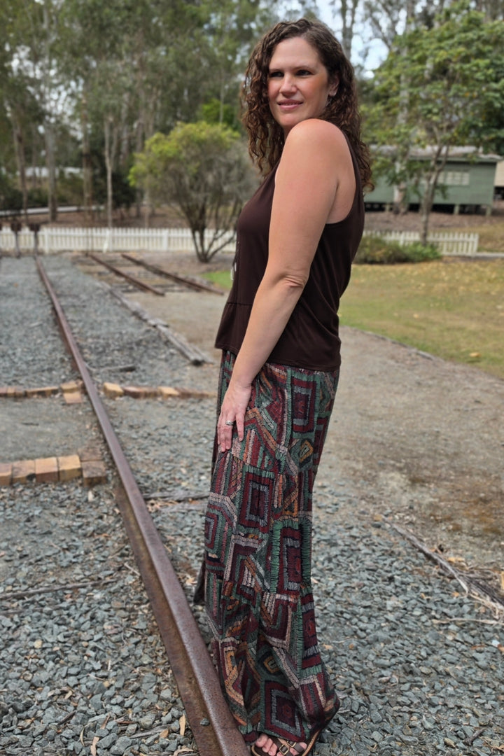 Retro Frill Pants