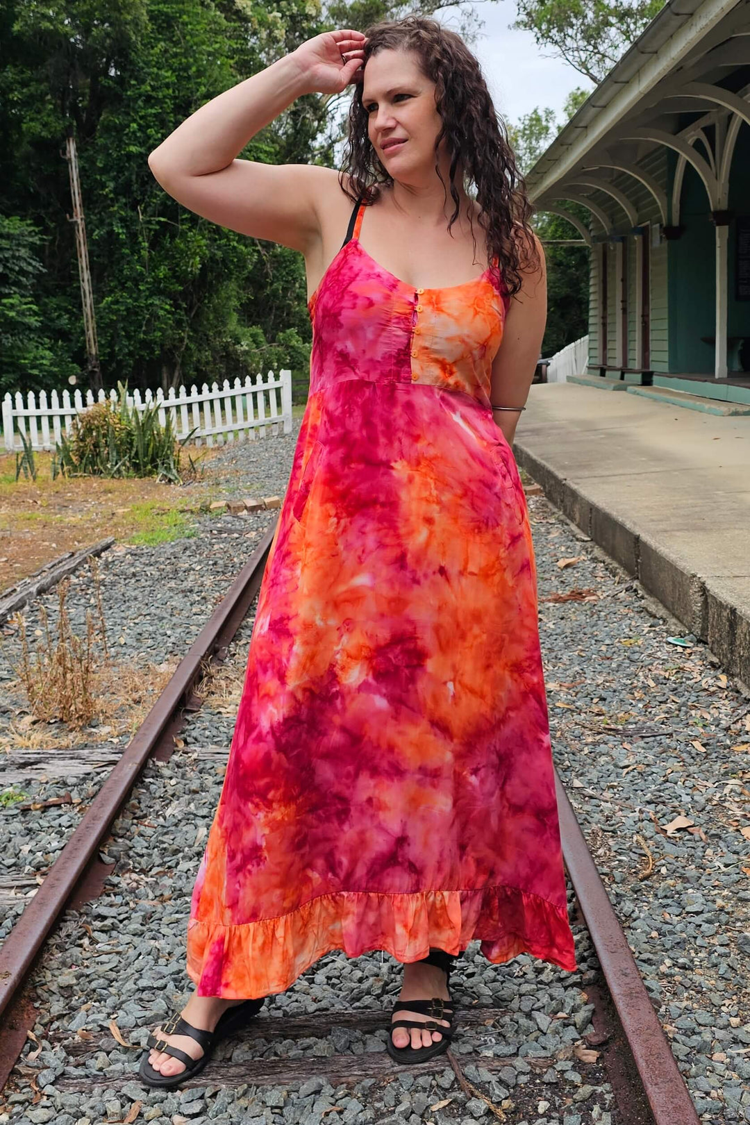 Sunset Solana Maxi Dress