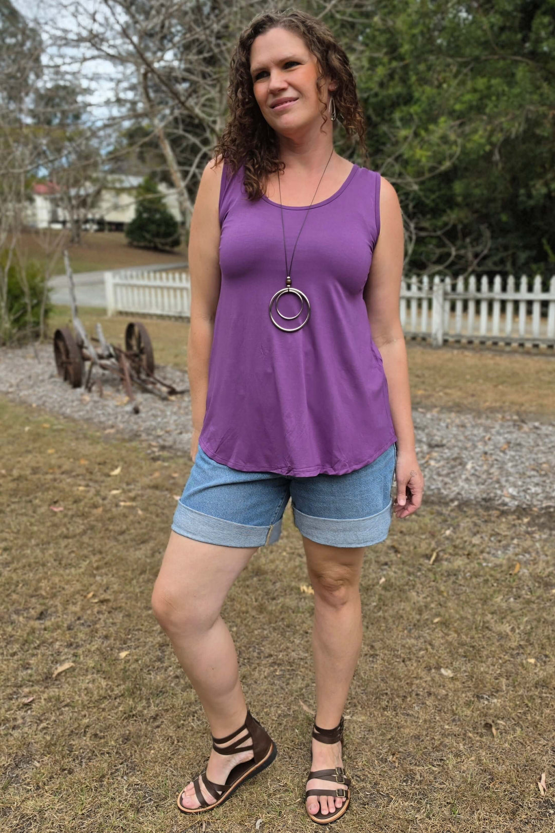 Purple Swing Top