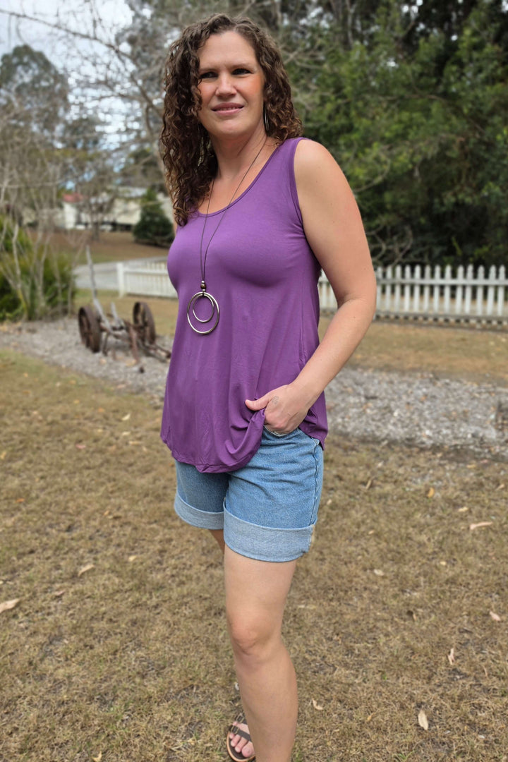 Purple Swing Top