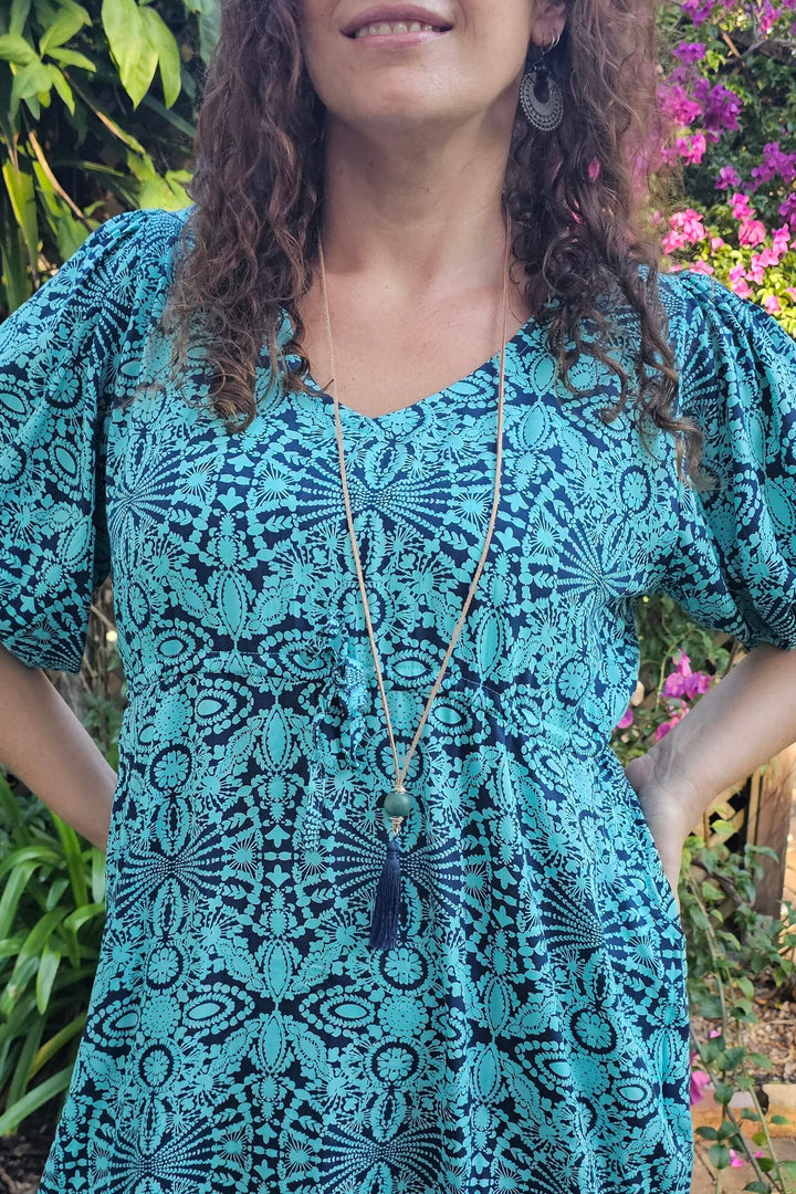 Blue and Aqua Necklace