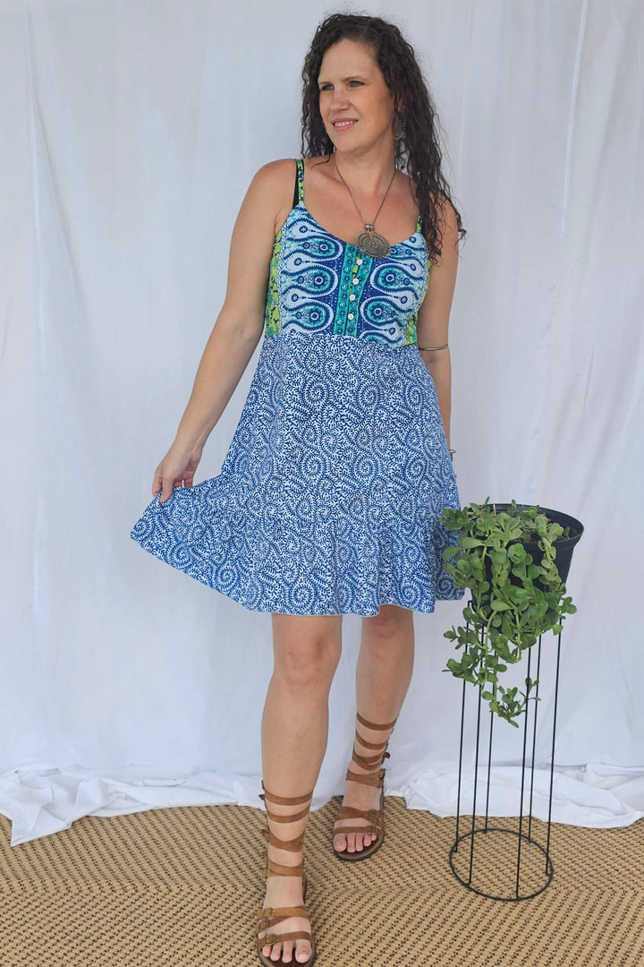 Blue Lagoon Solana Mini Dress